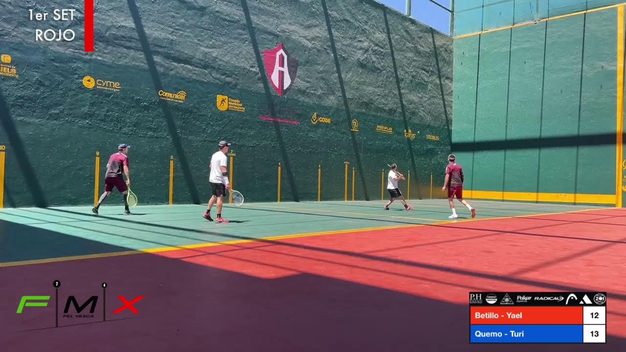 Nacional de Frontenis  Club Atlas Colomos SEMIFINAL  Betillo - Yael VS Quemo - Turi