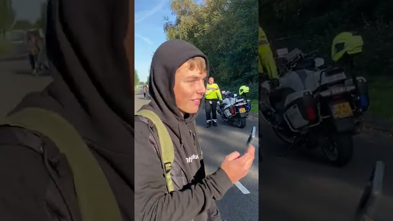 Motoragent voelt zich bedreigd!