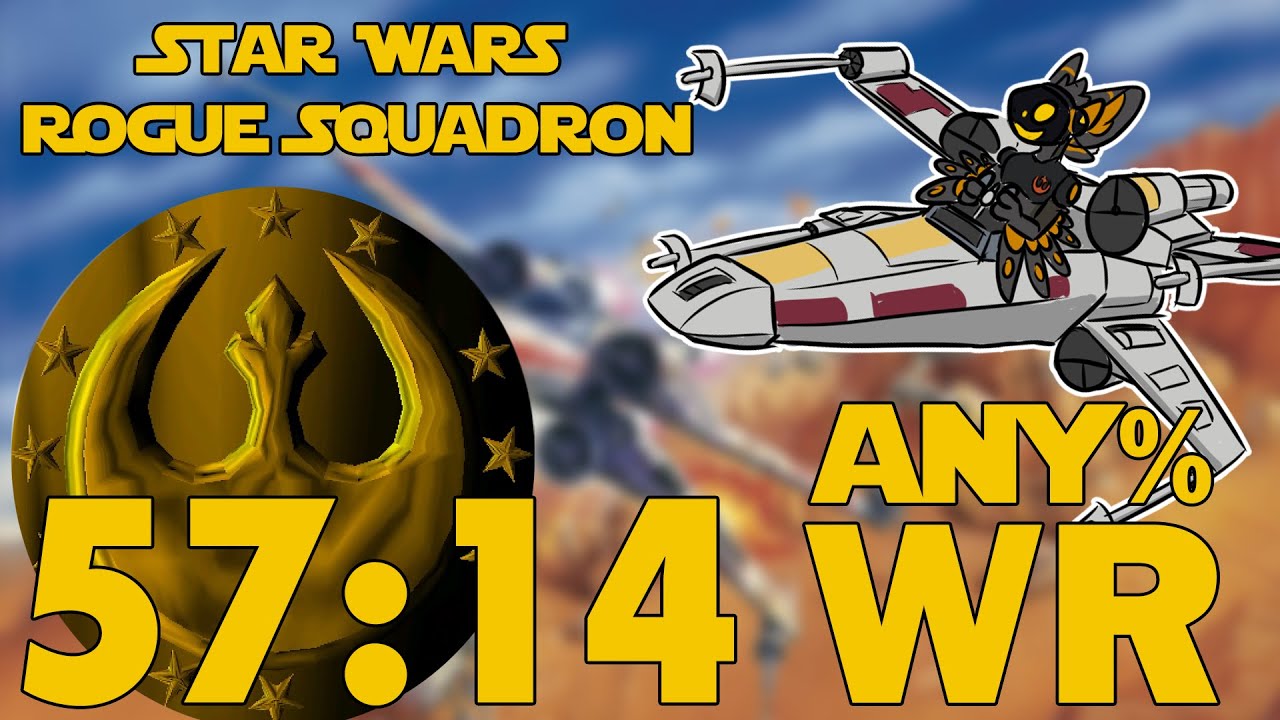 Star Wars: Rogue Squadron 3D | Any% PB Speedrun (Obsolete) | 57:14