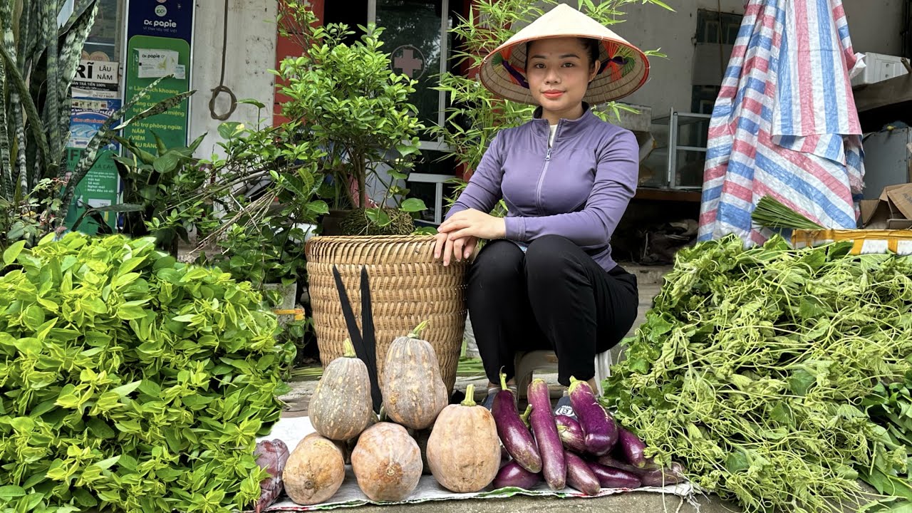 FULL VIDEO: 60 Days of harvesting squash, eggplant, longan, and grapefruit to sell at the market
