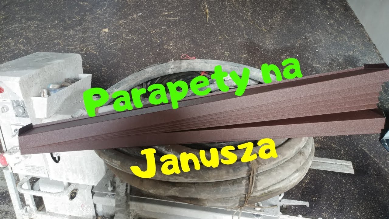 Wykonanie parapetów bez zaślepek. Hmm???Proste!!!
