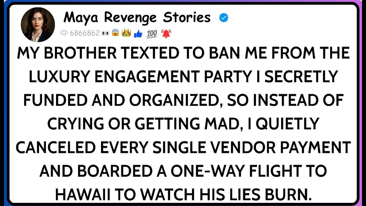 I Wasn’t Invited to My Brother’s Engagement — So I Left for Hawaii | Revenge Stories