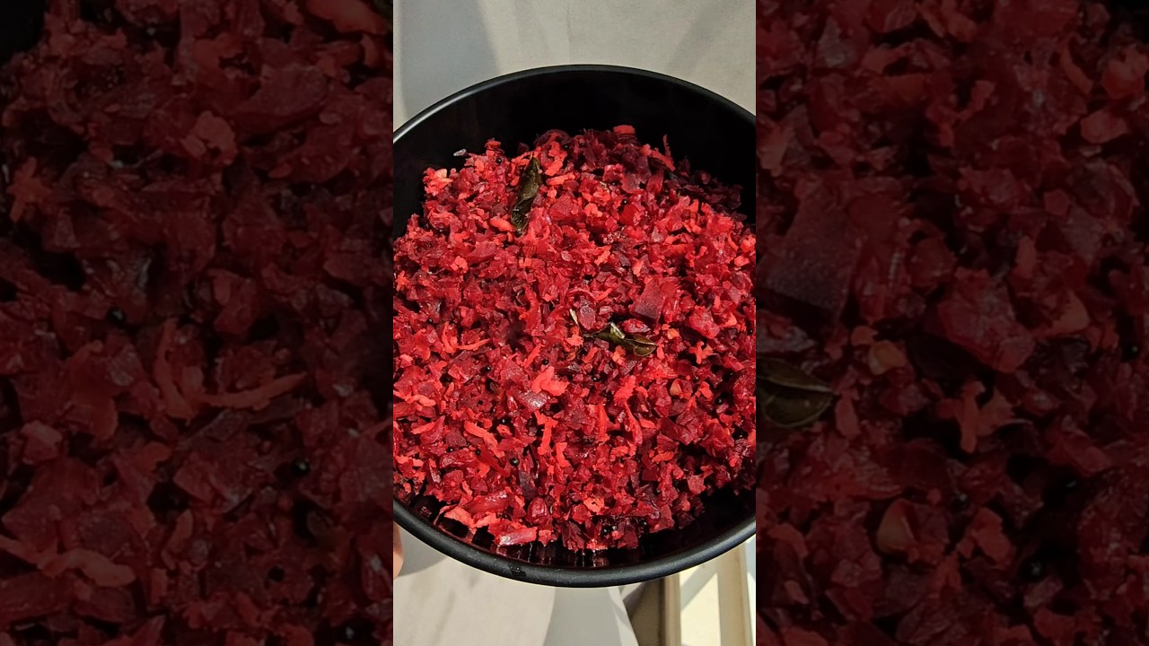 Quick & Easy Beetroot Upperi Recipe | Healthy Kerala Side Dish in Minutes! #Beetroot #Healthy #tasty