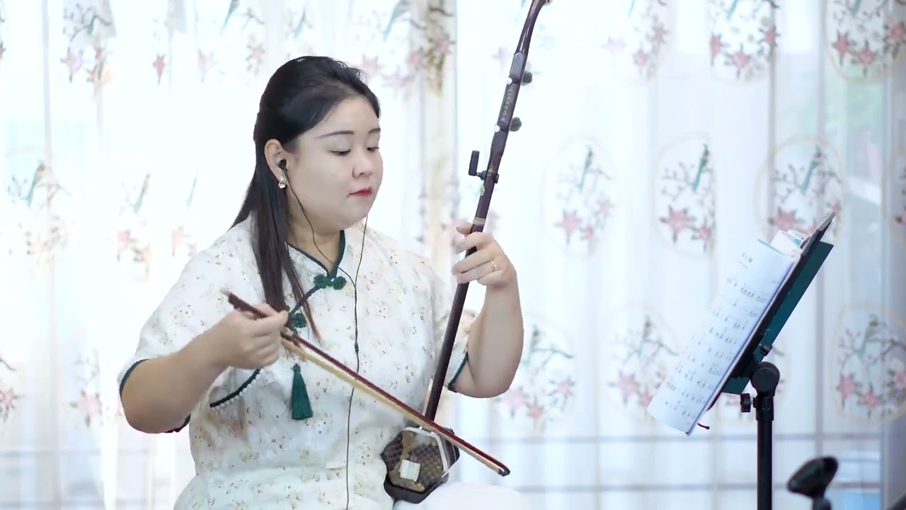阿蕾二胡示范《步步高》指法弓法，清晰明了，初学者可以收藏参考