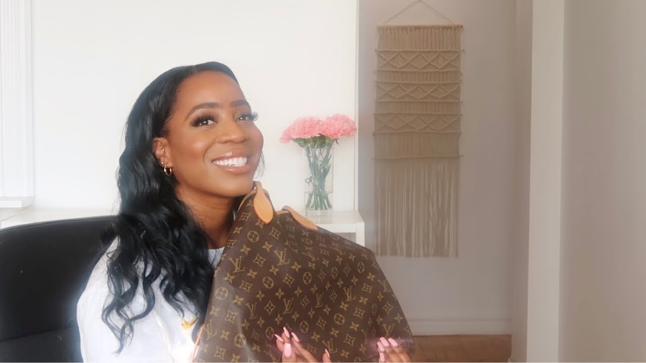What’s In My LOUIS VUITTON NEVERFULL BAG? Work / School Purse! LV REVIEW +  MY SECRETS! wimb