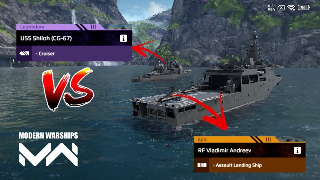 RF Vladimir Andreev VS USS Shiloh (CG-67) Battle 🔥 In Modern Warships 