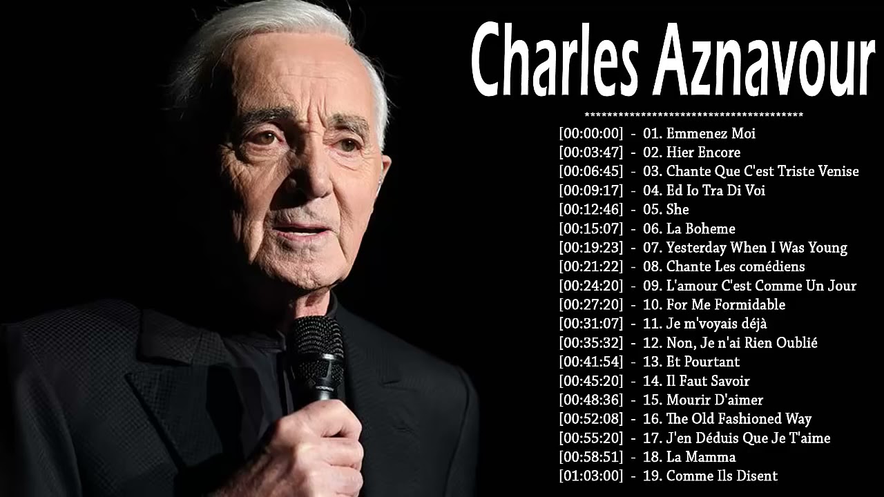Charles Aznavour   The Best of Charles Aznavour   Full album 2022