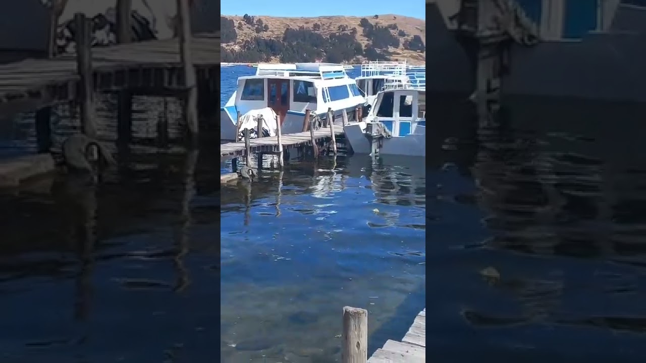 Lago Titicaca en Copacabana de Bolivia