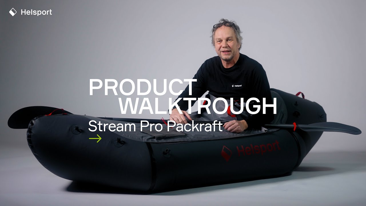 Product walkthrough of Helsport Stream Pro Packraft