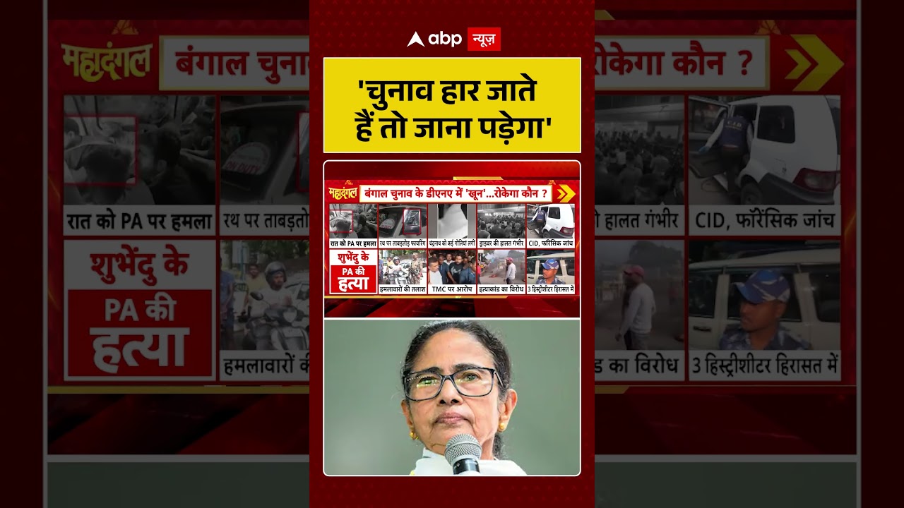 Chitra Tripathi on Bengal Violence: 'चुनाव हार जाते हैं तो जाना पड़ेगा' #viralvideo #shorts #mamta
