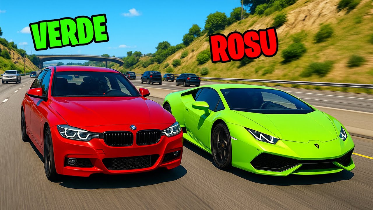 NE INTRECEM CU MASINI ALESE DUPA CULOARE PE DRUMUL FOARTE PERICULOS DIN GTA!