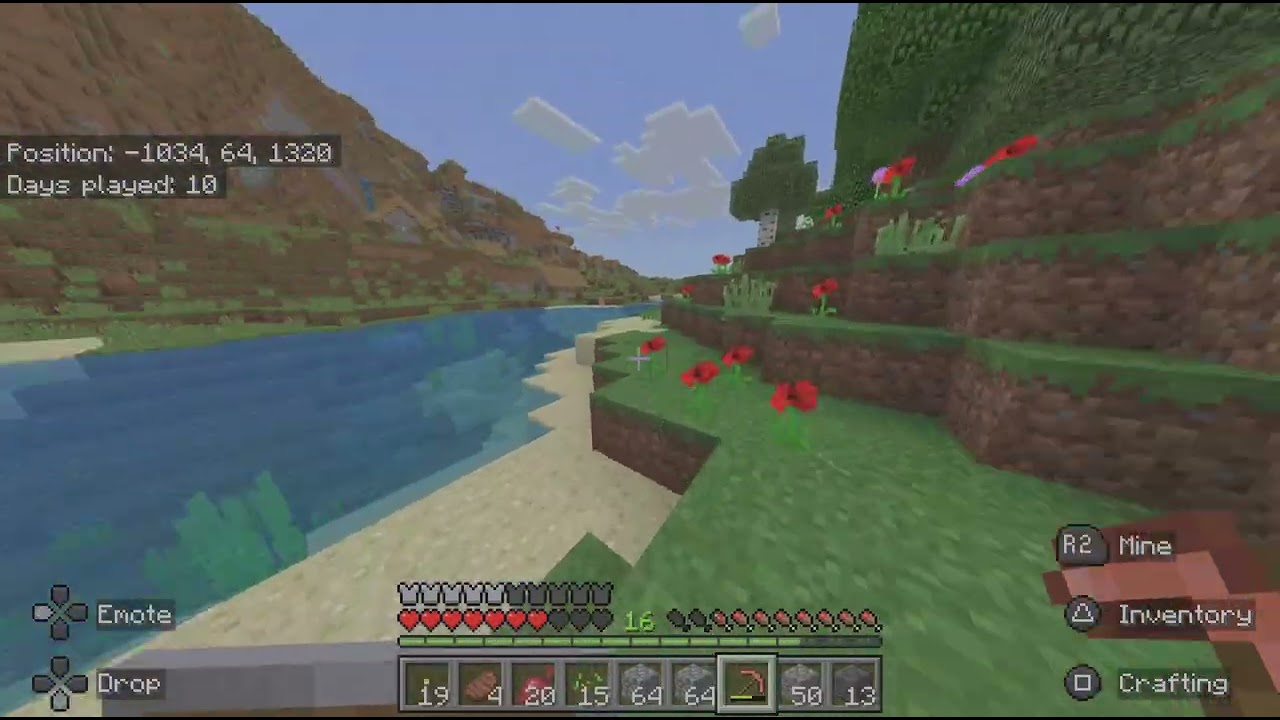 Minecraft lets play Ep: 4 making trim to mine, and adventuring!
