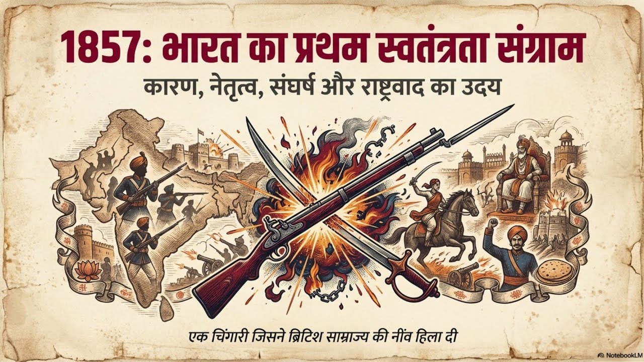 1857 की क्रांति: भारत की पहली आज़ादी की लड़ाई का पूरा सच