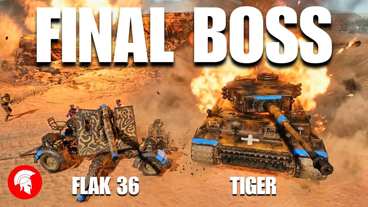 They HATED My Tiger + Flak 36 Combination! - 4vs4 - Afrikakorps - Company of Heroes 3