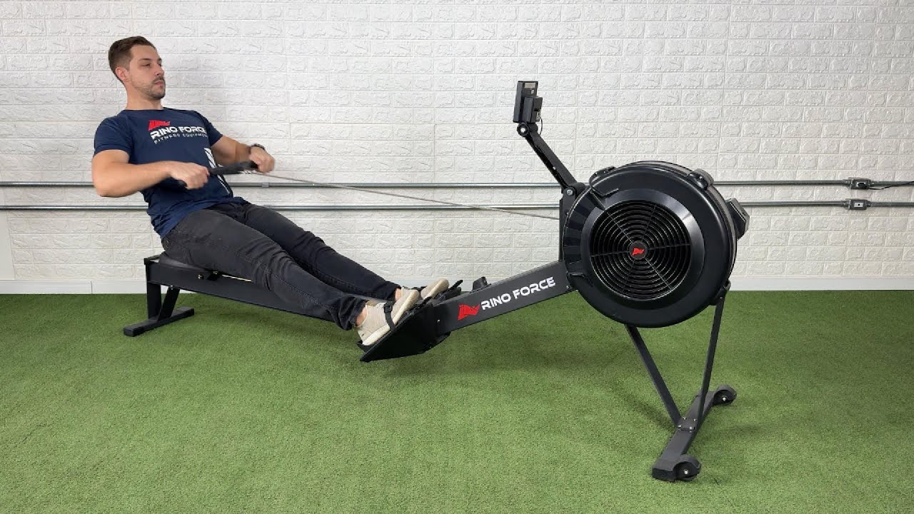 Remo Indoor Air Rower Profissional - Rino Force Equipamentos Fitness