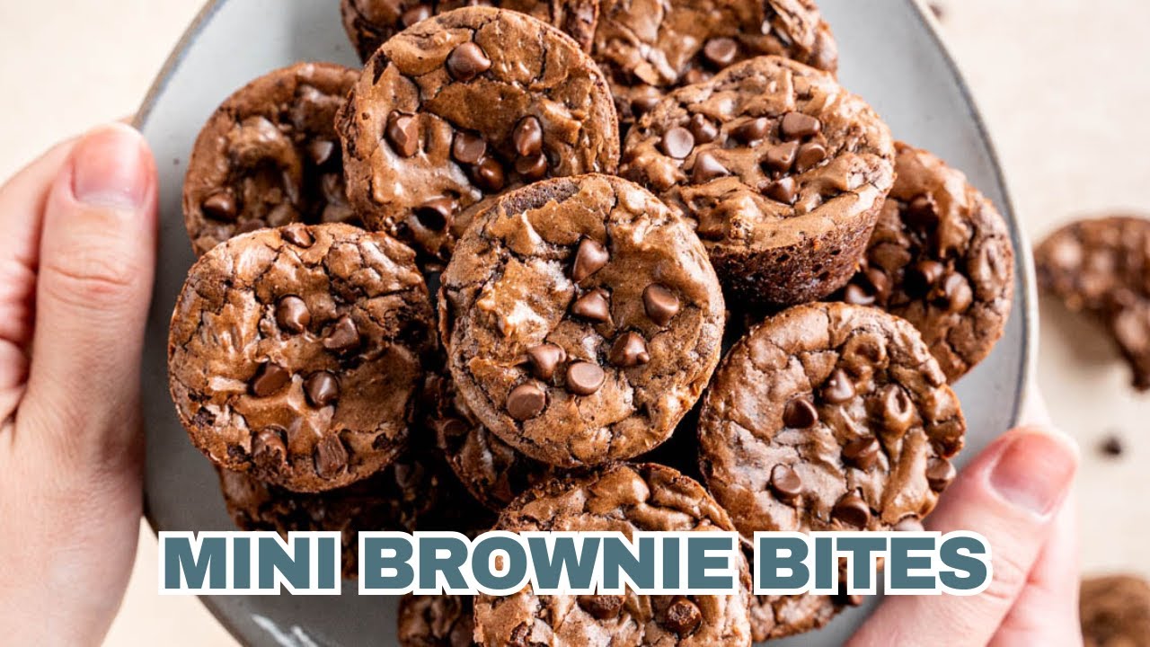 Homemade Fudgy Mini Brownie Bites Recipe (Better Than Store-Bought!)