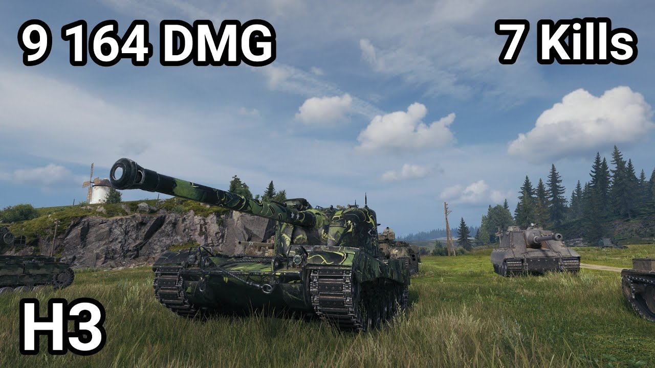 H3 - 9 164 damage / 7 kill / 420 blocked / 851 assist