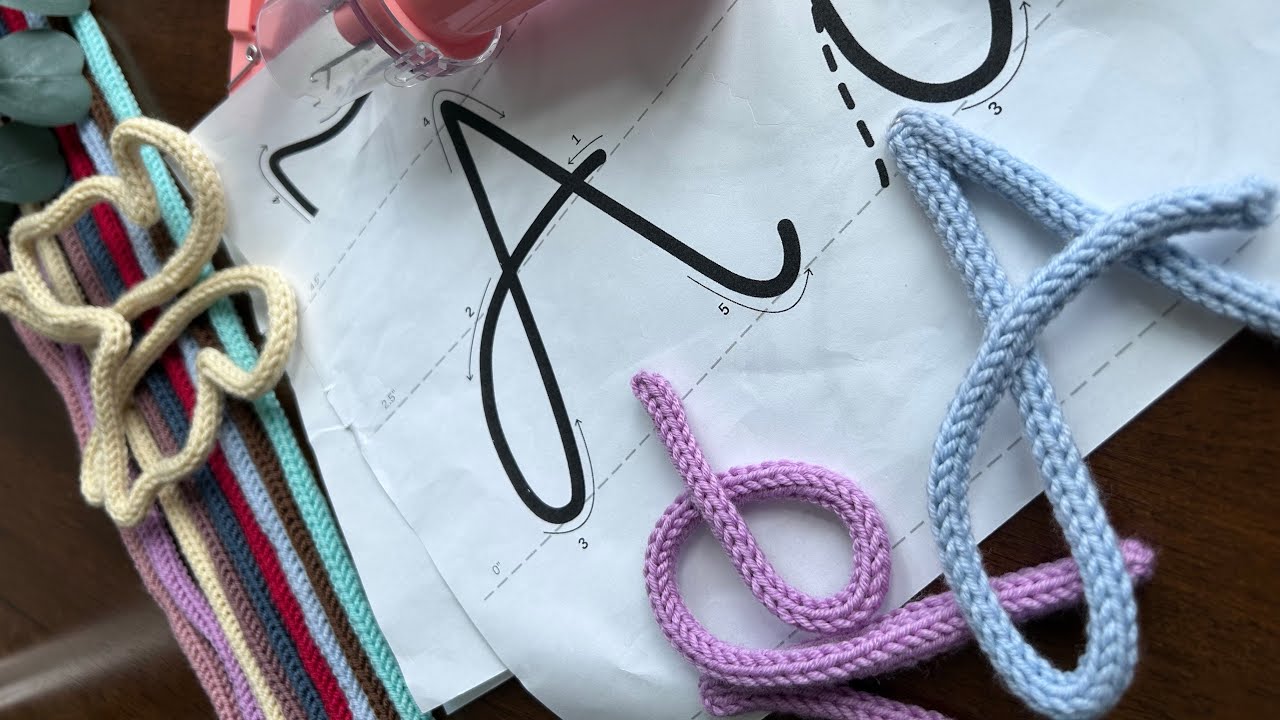 Make Alphabet A with I-Cord & Wire | Easy Wire Art for Beginners