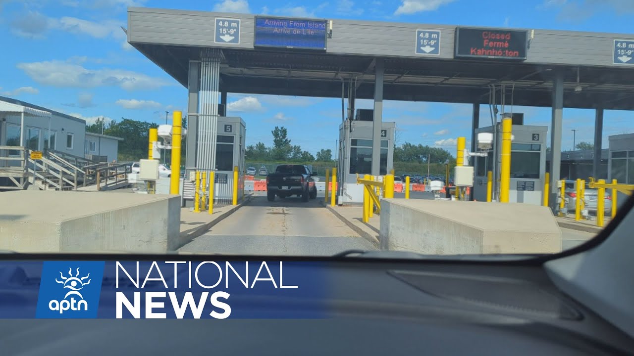 Border crossing at Akwesasne now had dedicated lane for citizens | APTN News