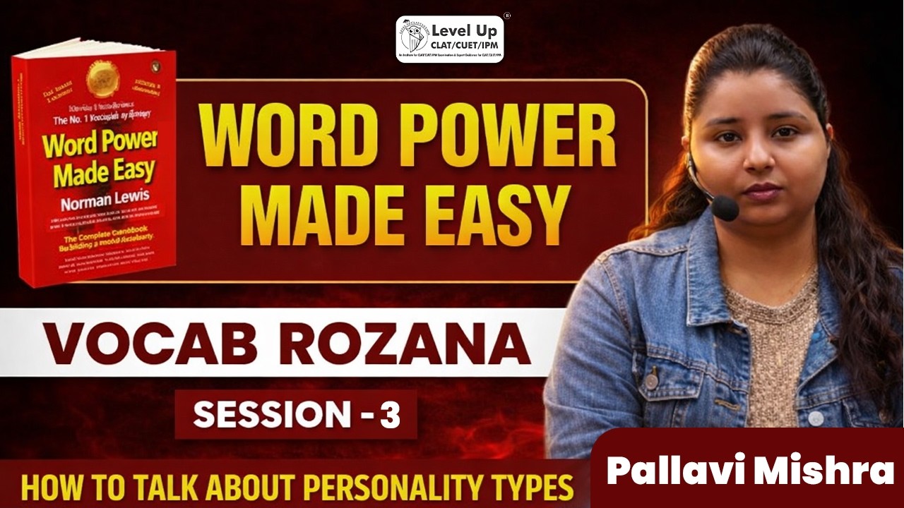 Word Power Made Easy | Vocabulary Series by Levelup | session 03.