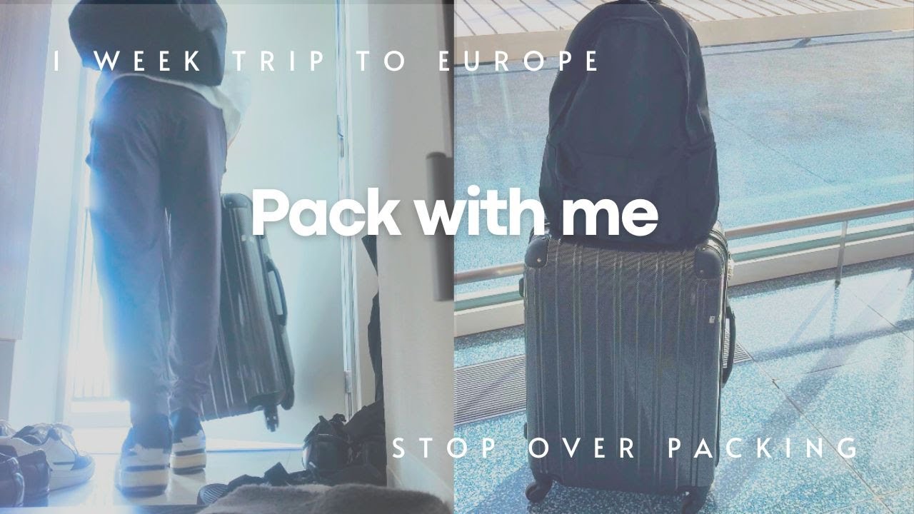 【パッキング】Pack with me ヨーロッパ6泊8日✈️ これが私の海外出張/旅行パッキング ｜ 機内持ち込みバッグも