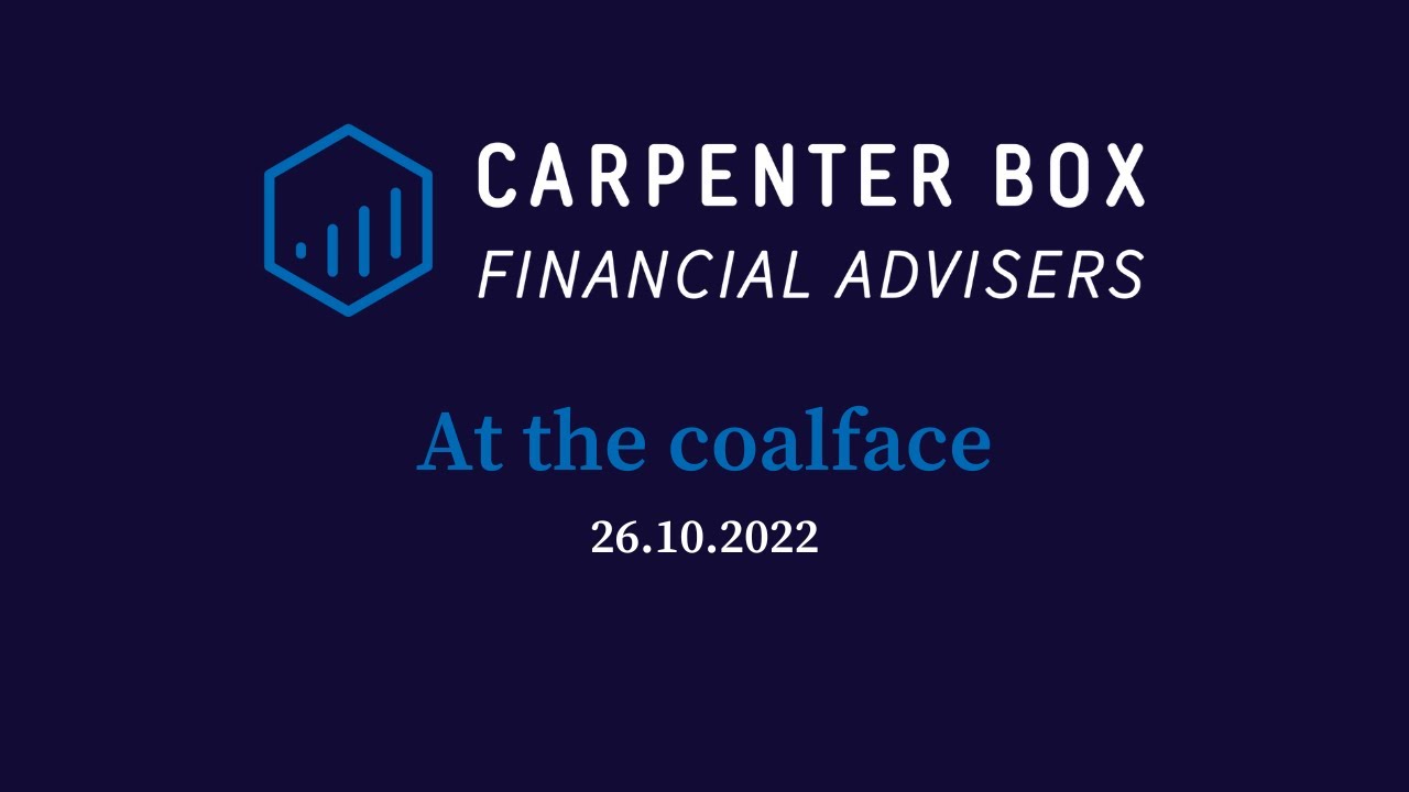 At the Coalface 26.10.2022