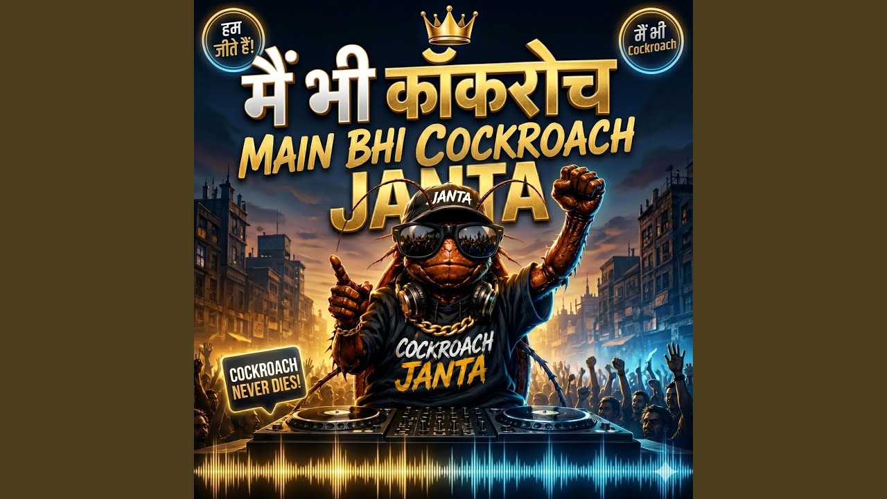MAIN BHI COCKROACH JANTA मैं भी कॉकरोच