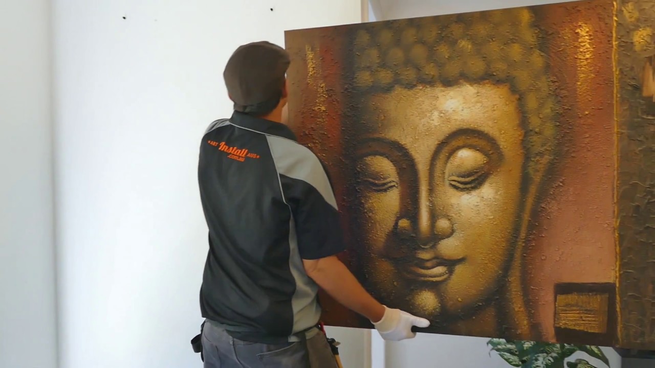 Art INSTALL Aus #2 How to hang a canvas picture