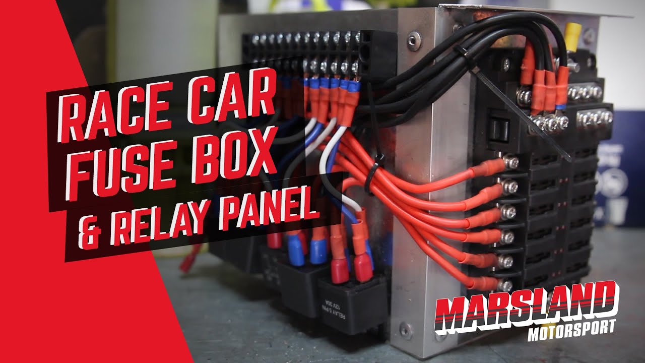 Race Car Fuse & Relay Panel