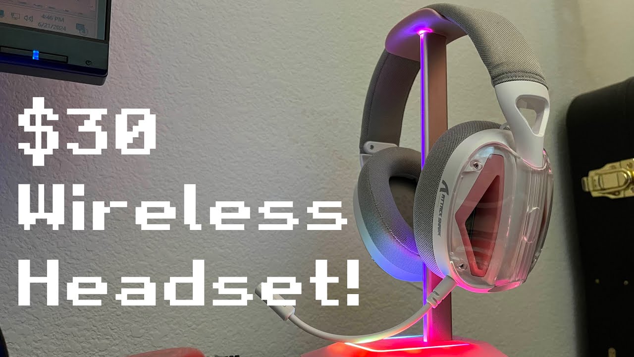 BEST Wireless Headset under $30??? Attack Shark L60 Unboxing/First Impressions - Under the Radar