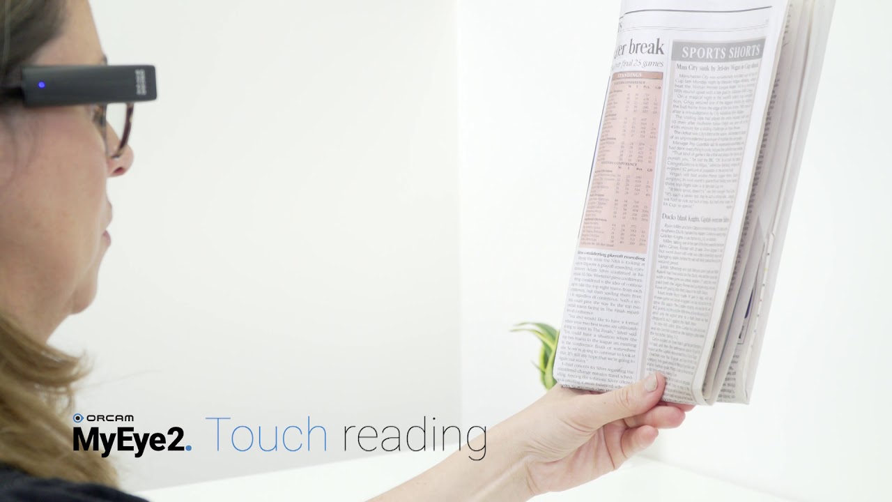 OrCam MyEye 2 Tutorial - Reading Text
