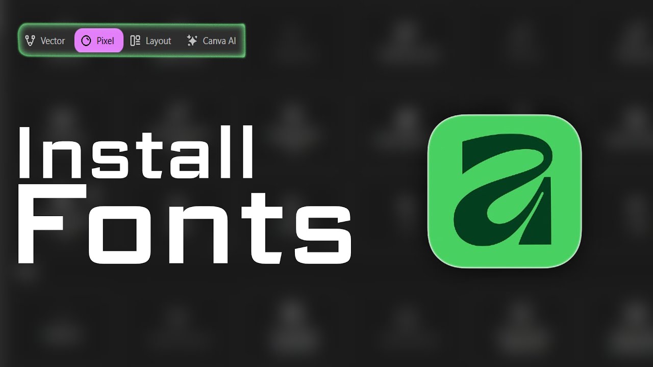 How to Install Fonts in Affinity | Easy Font Installation Tutorial 2025