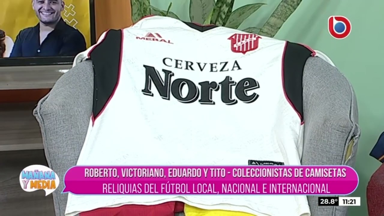 UN GRUPO DE COLECCIONISTAS DE CAMISETAS DE FÚTBOL NOS VISITARON PARA CONTARNOS SOBRE ESTA PASIÓN 