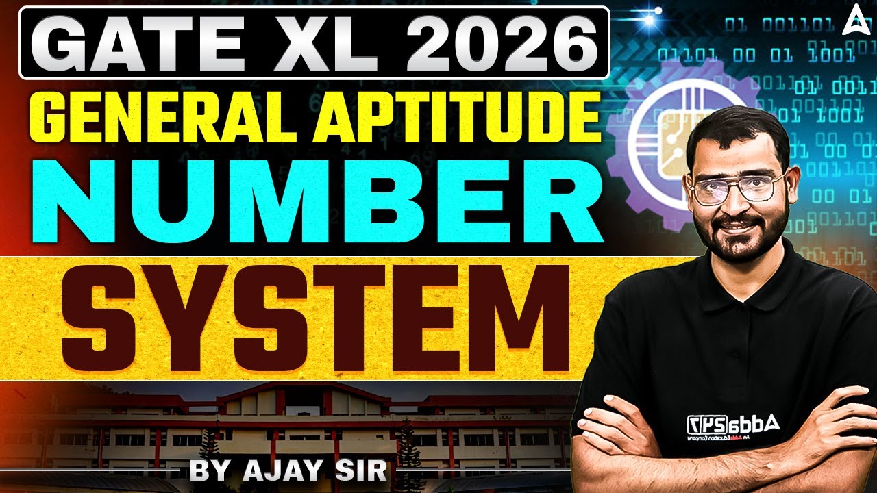 GATE XL 2026 General Aptitude Number System | GATE General Aptitude 2026 By Ajay Sir