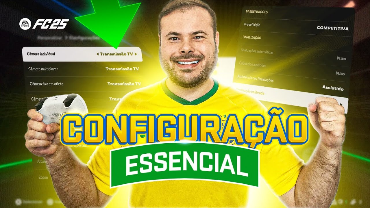 Esta CONFIGURAÇÃO vai MELHORAR SUA GAMEPLAY no EA FC 25