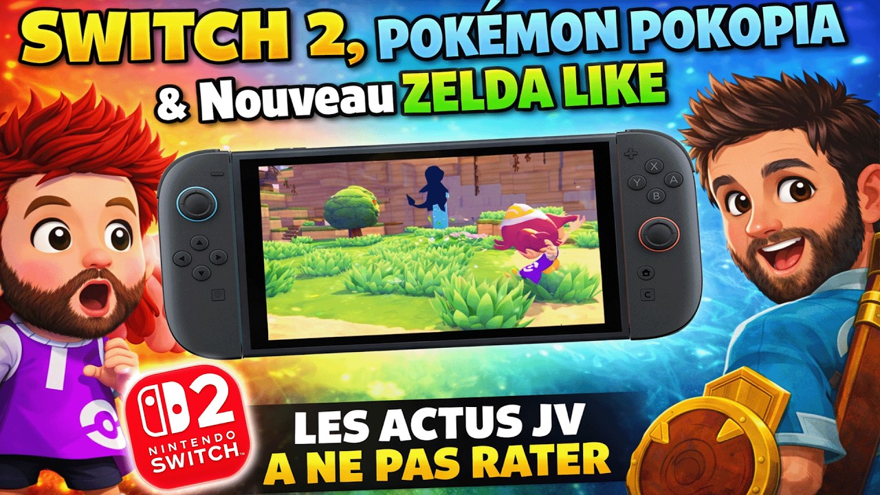 SWITCH 2, POKEMON POKOPIA & Nouveau ZELDA LIKE 😱 LES ACTUS JV A NE PAS RATER 🔥 GAMING NEWS 🎮