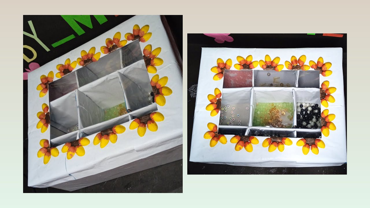 Diy beads organizer box  |Beads|DIY Beads box|Diy crafts|Paper craft ideas 