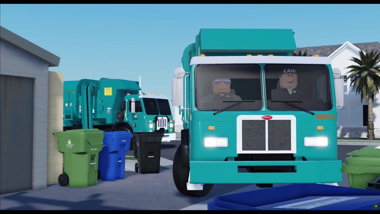 Roblox Garbage Trucks | L.A.B.O.S North Valley | Garbage Truck Compilation #2 | Part 1