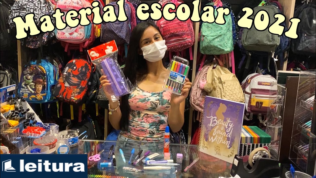 MATERIAL ESCOLAR 2021 COMPLETO (PAPELARIA LEITURA)