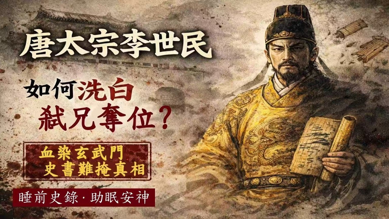 李世民最怕的一本书！弑兄夺位后，这位千古一帝为何夜夜难眠？|睡前史錄·助眠安神