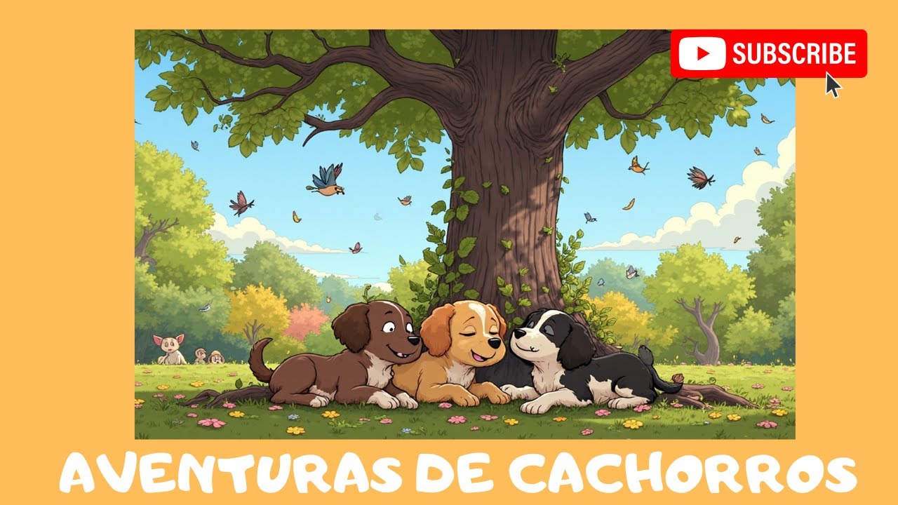 Aventuras de cachorritos en la granja