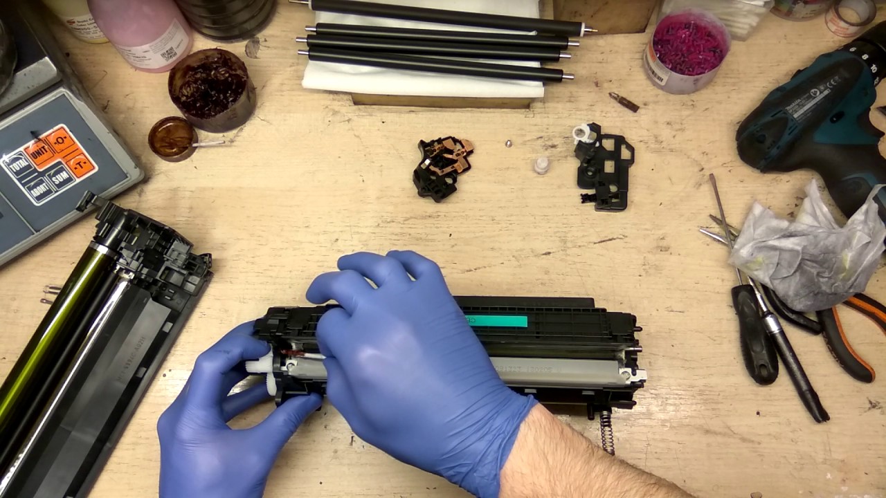 Инструкция: как заправить картридж HP 507A CE400A/X  // How to refill cartridge HP 507A CE400A/X