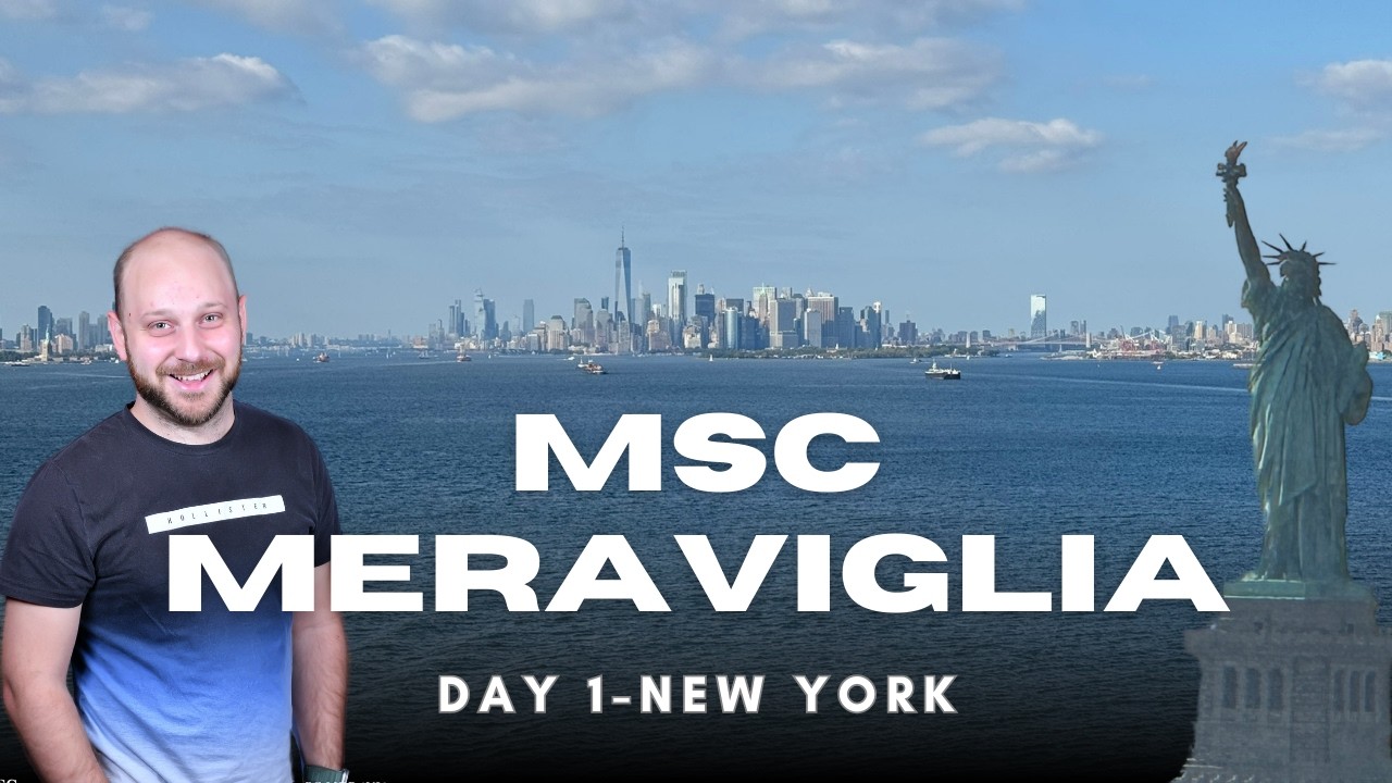MSC MERAVIGLIA - FIRST TIME LEAVING FROM NEW YORK!