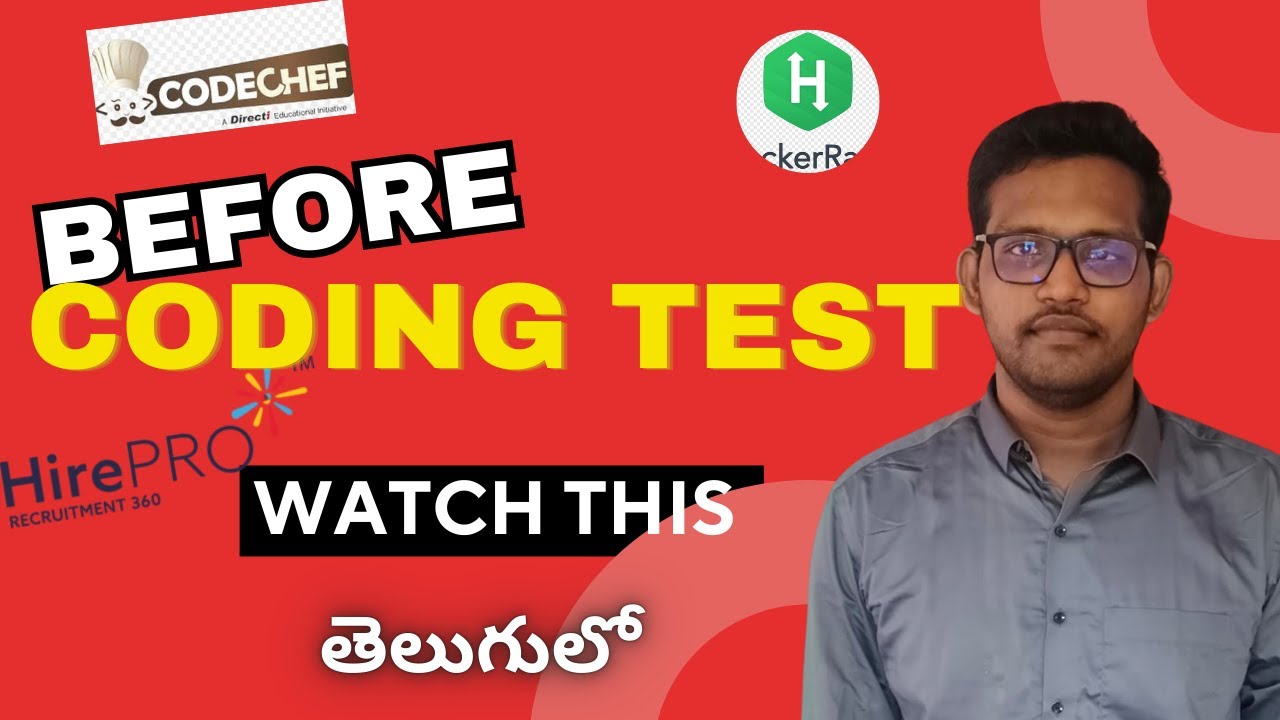 Big Mistakes in Coding Tests! Avoid These! 2025 || TELUGU || #CodingTest#JobPreparation
