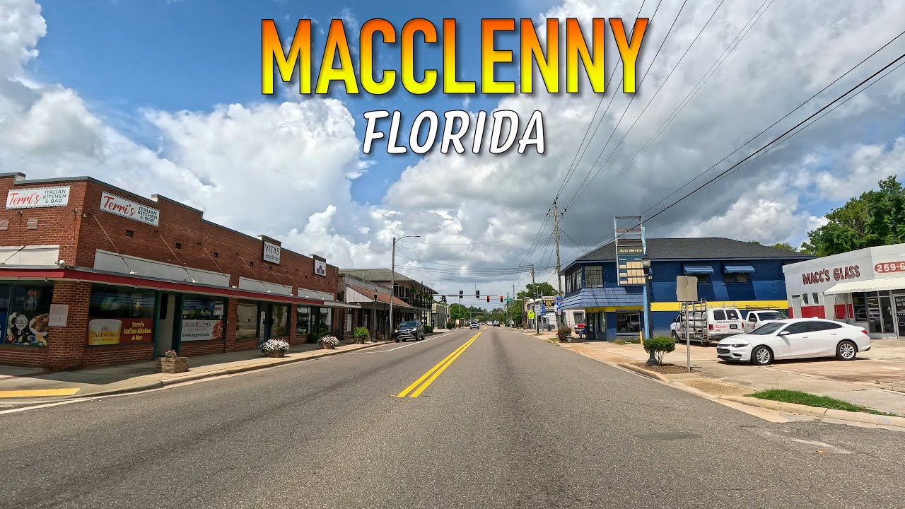 Macclenny Florida Driving Through