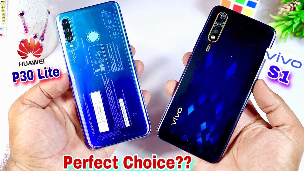 Vivo S1 4GB vs Huawei P30 Lite - Comparison Full!! Speed Test & Camera Test & Details Urdu/Hindi