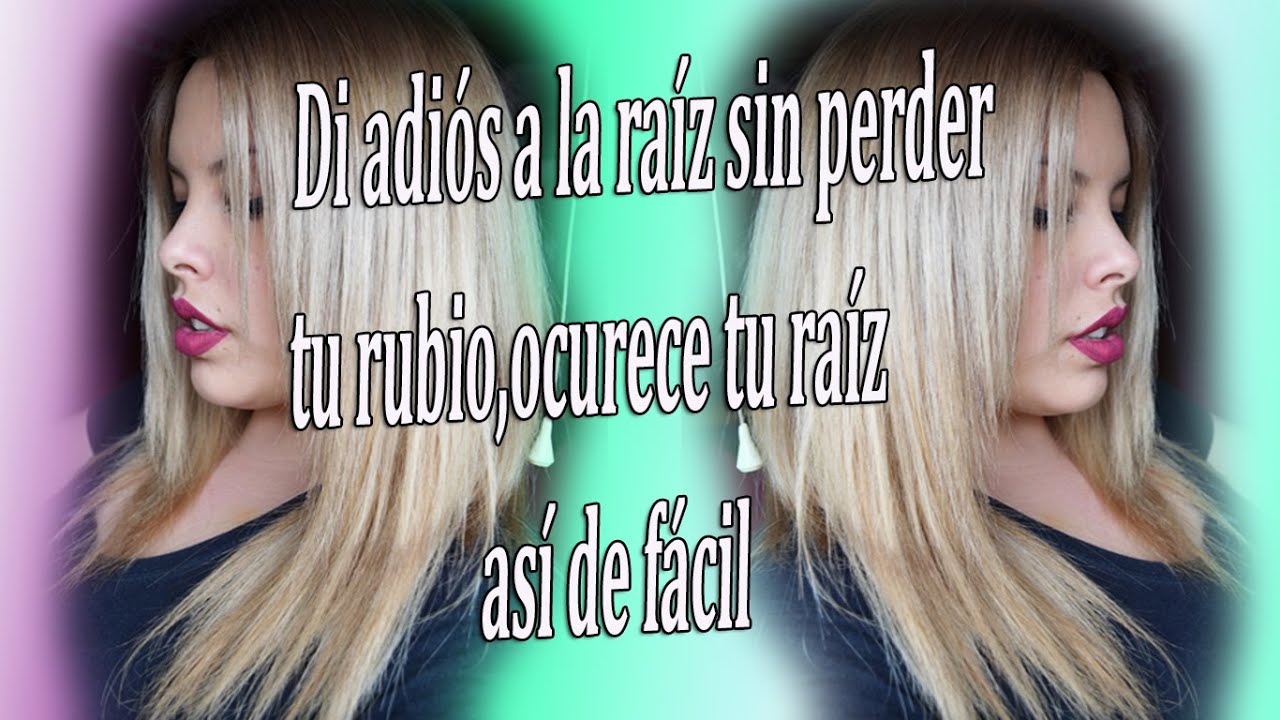 Mechas balayage ocurece tu raiz en casa