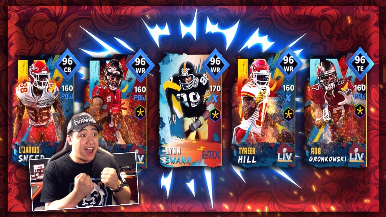 TWO 96 OVR SUPER BOWL MASTERS!! MADDEN MOBILE 21 OPENING ALL SUPERBOWL LV PACKS!!