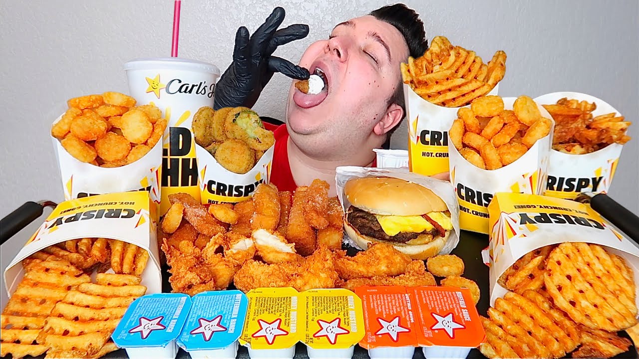 5,881 Calorie Carl's Jr. Feast • MUKBANG