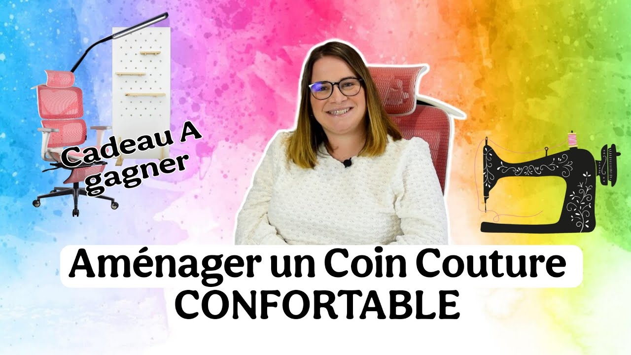 10 Recommandations pour un coin COUTURE au TOP / Un Bureau Confort avec chaise ergonomique / By PopO